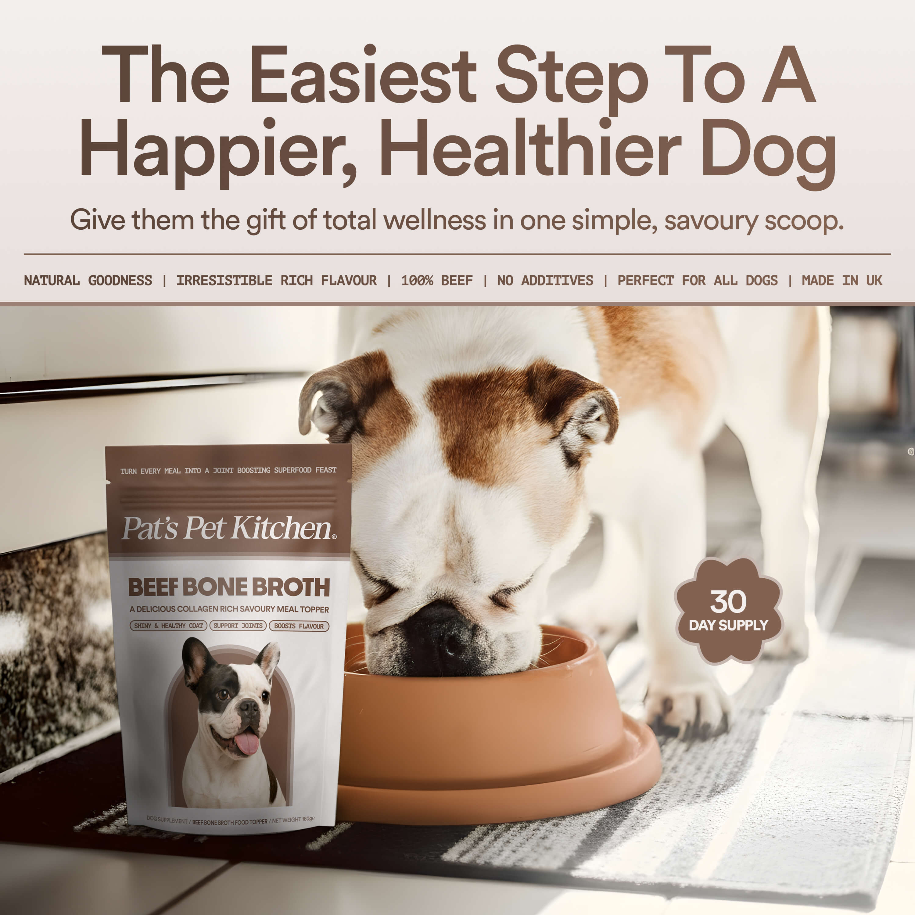 Beef Bone Broth: Savoury Food Topper