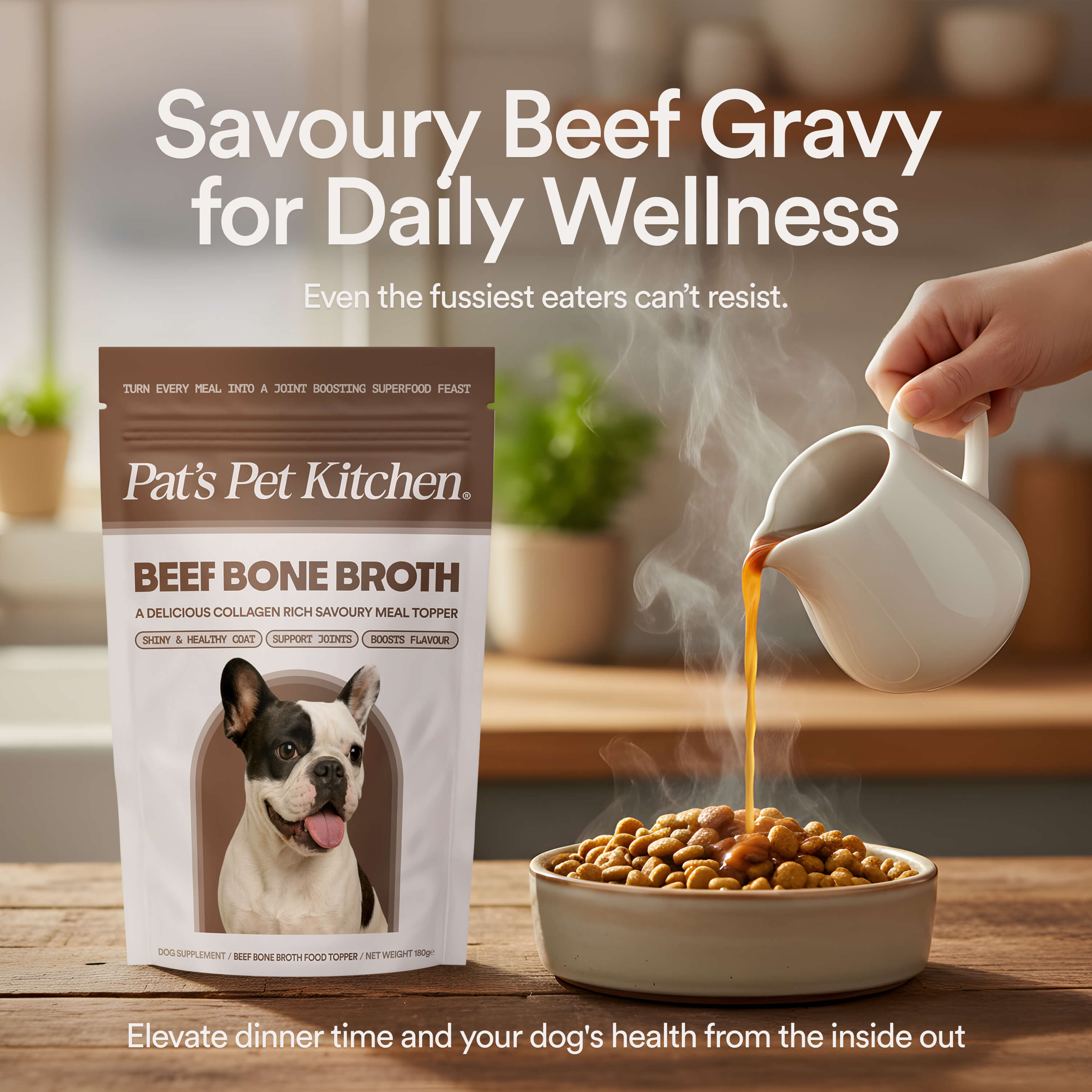 Beef Bone Broth: Savoury Food Topper