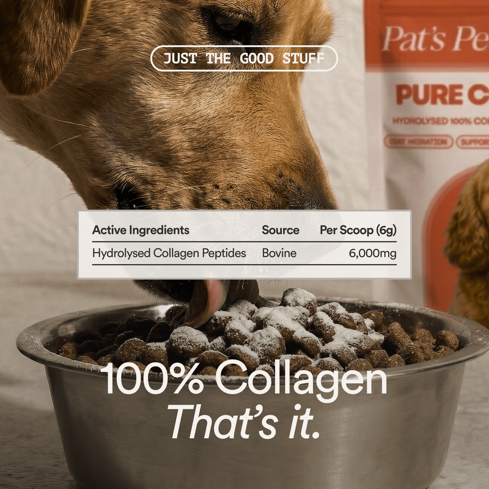 Pure Collagen: 100% Collagen Peptides